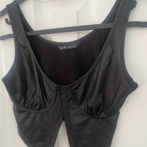 Leather corset top/tank